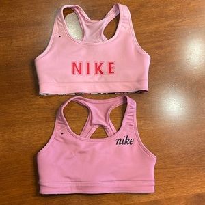 Nike reversible girls sports bra